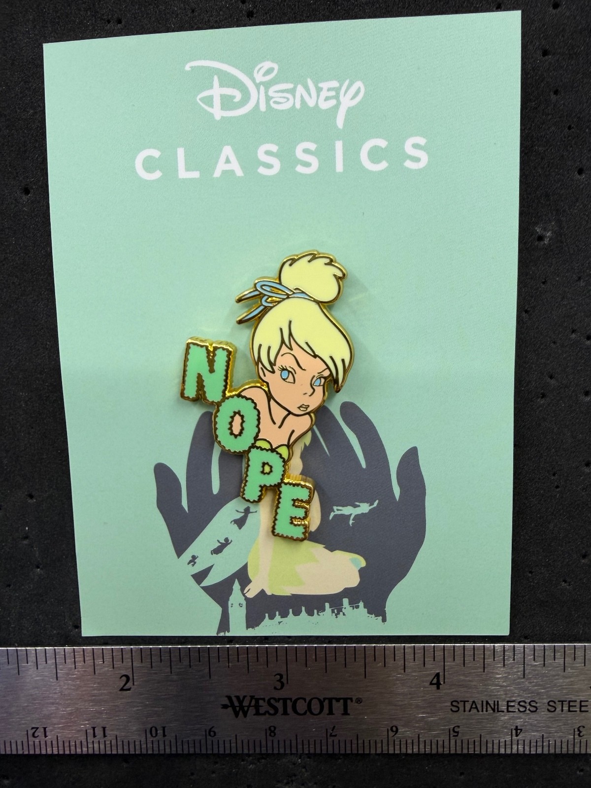 Disney Pin Korea Licensed IKNOWK Tinker Bell Classics NOPE Sassy Expression J Disney Pin Korea Licensed IKNOWK Tinker Bell Classics NOPE Sassy Expression J