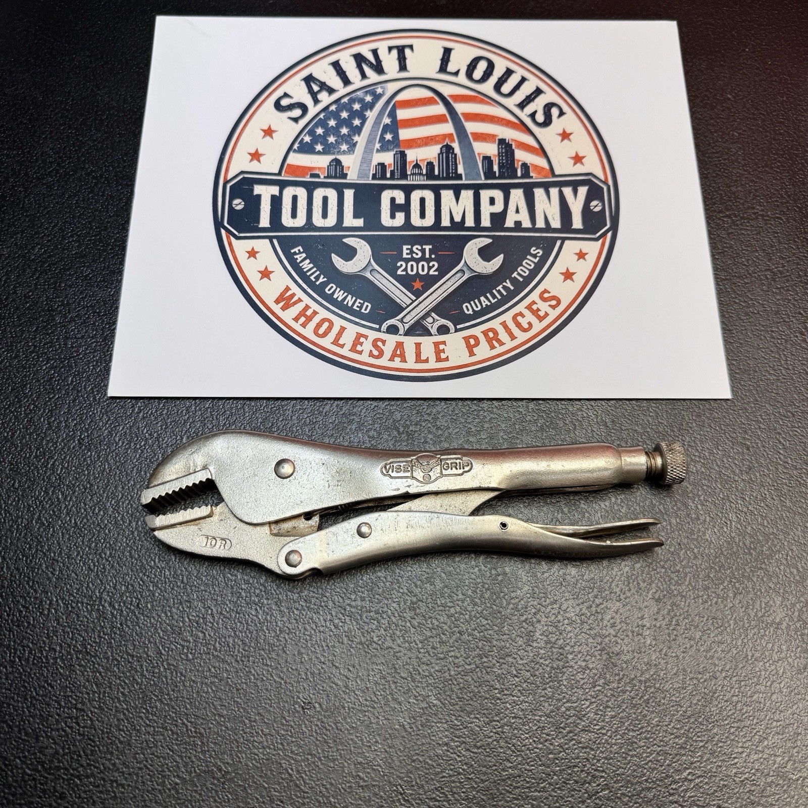 Vintage Petersen Vise-Grip No. 10R Locking Pliers DeWitt Nebraska USA Pat. 1942