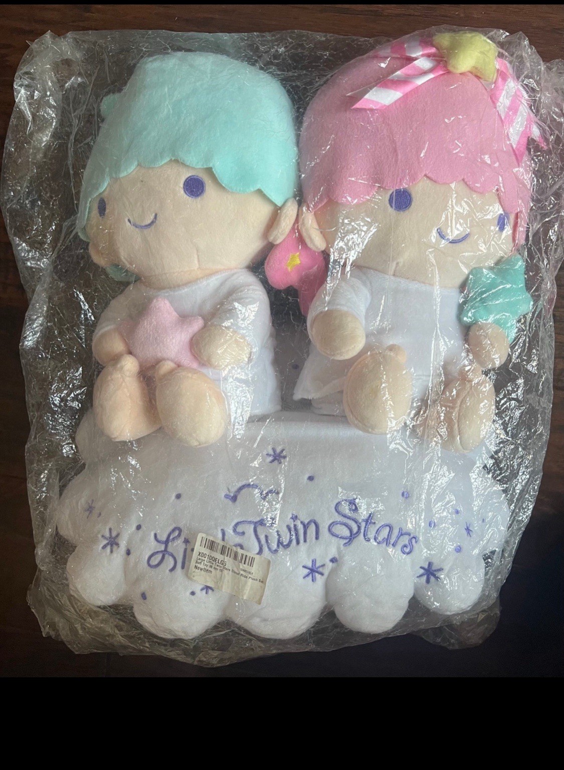 RARE New Sanrio Little Twin Stars  Dream Kiki Lala Plush 20’ Stuffed Toy Large