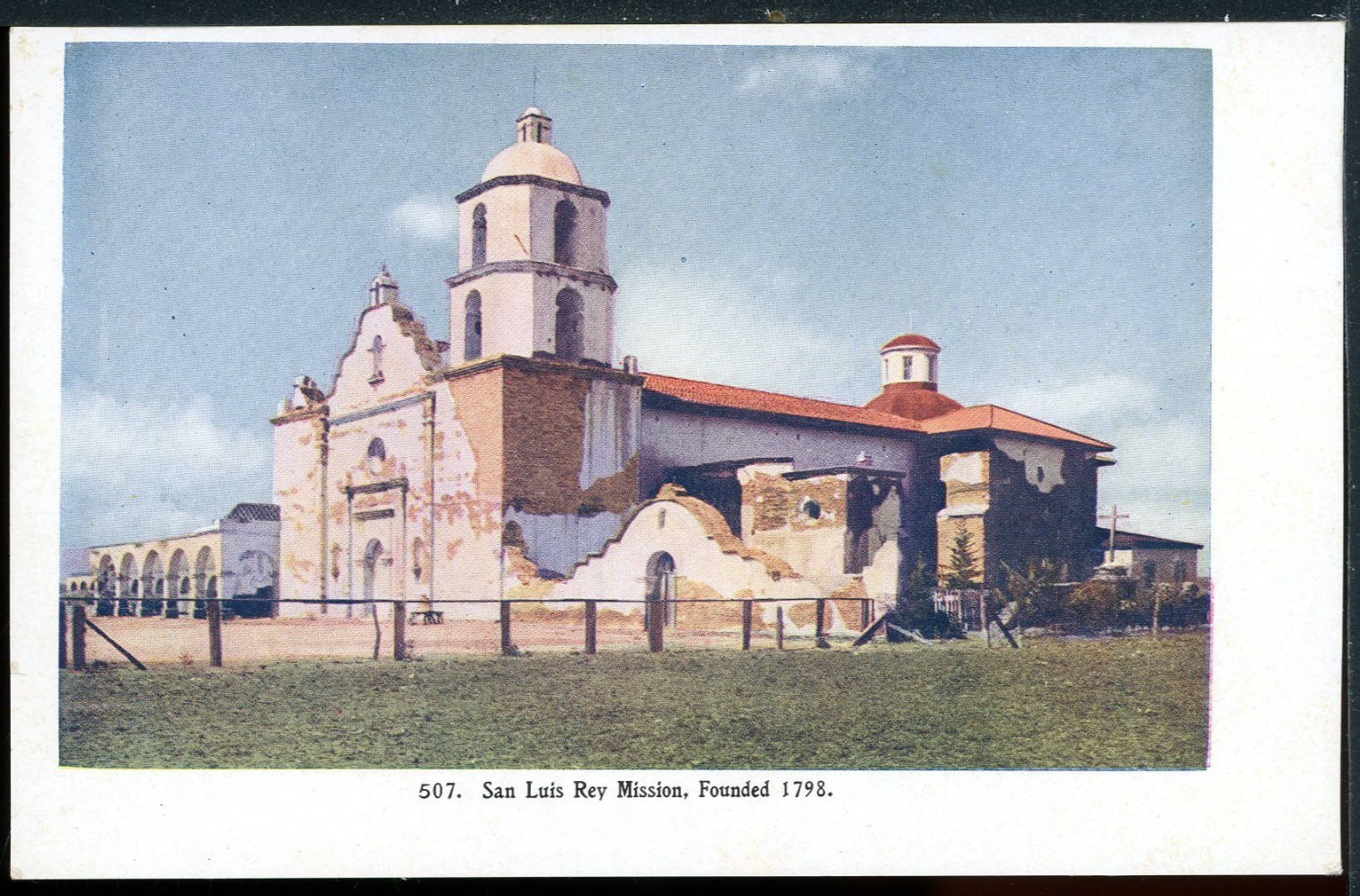 ca. 1910 San Luis Rey Mission Founded 1798 Oceanside CA Vintage Postcard A2560 ca. 1910 San Luis Rey Mission Founded 1798 Oceanside CA Vintage Postcard A2560