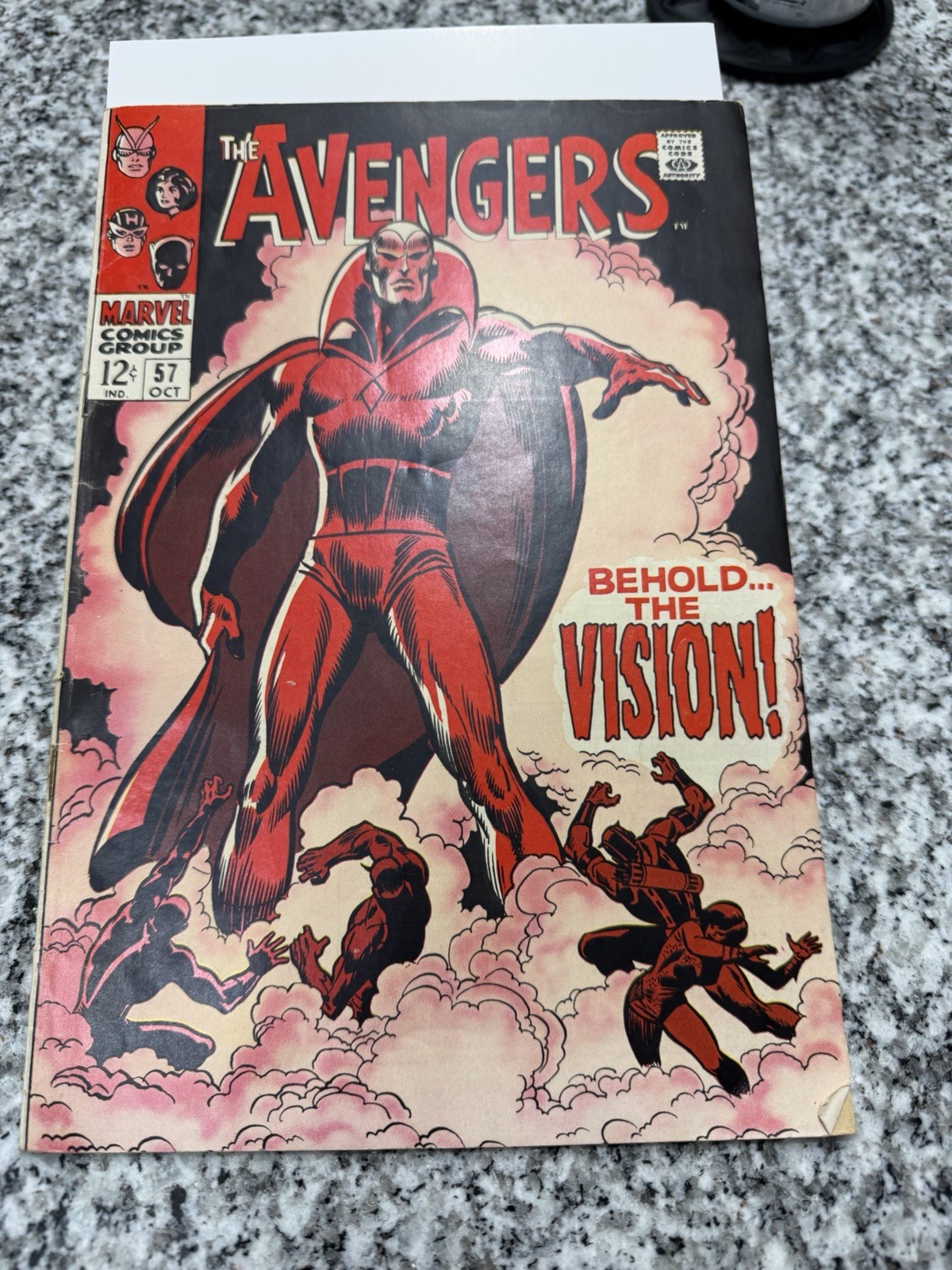 Avengers #57 Marvel Comics 1968 1st Appearance of Vision Silver  Age