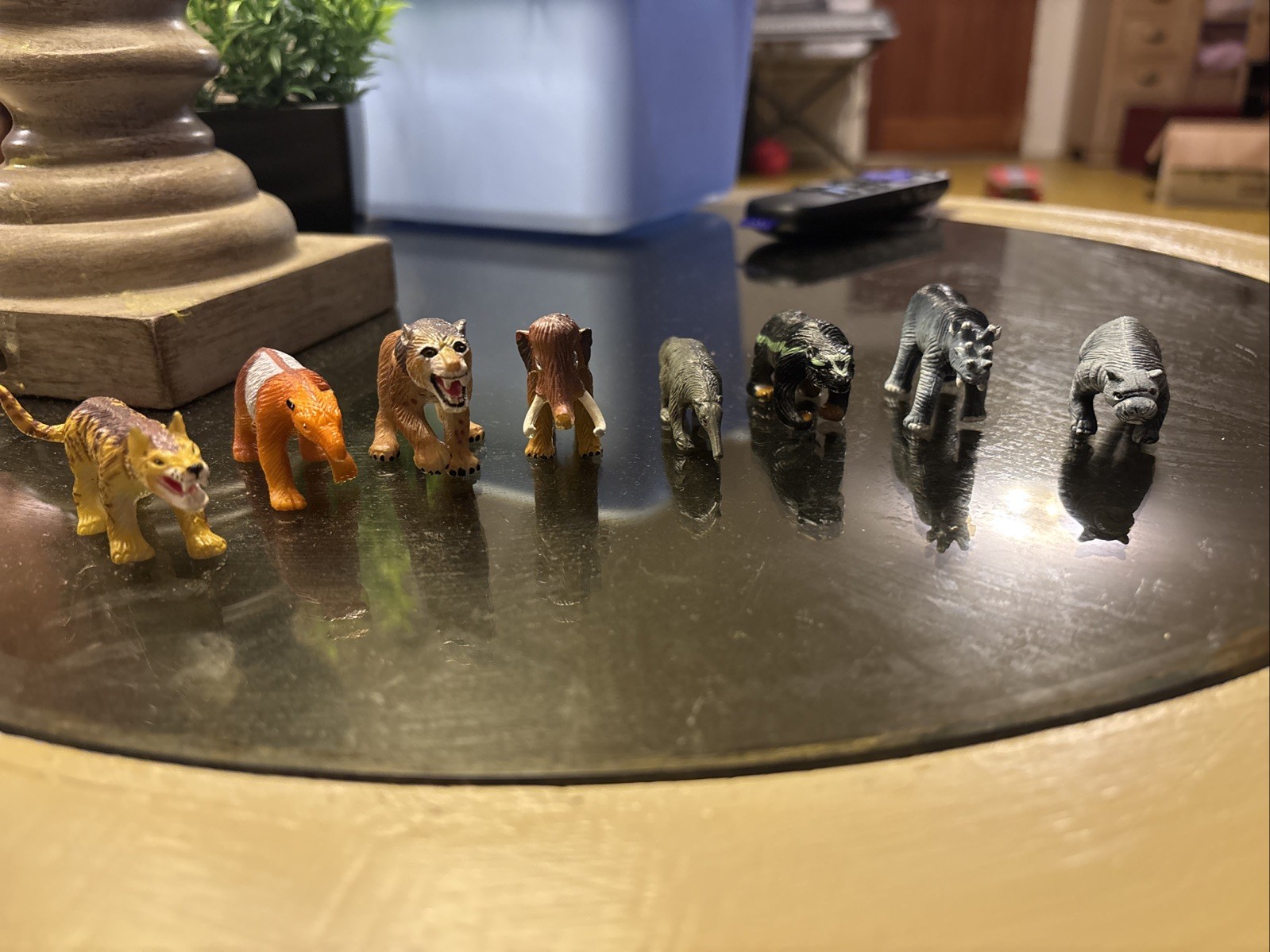 Rare Play Visions Prehistoric Mammals Complete Set Of 8 Mini Figures Rare Play Visions Prehistoric Mammals Complete Set Of 8 Mini Figures
