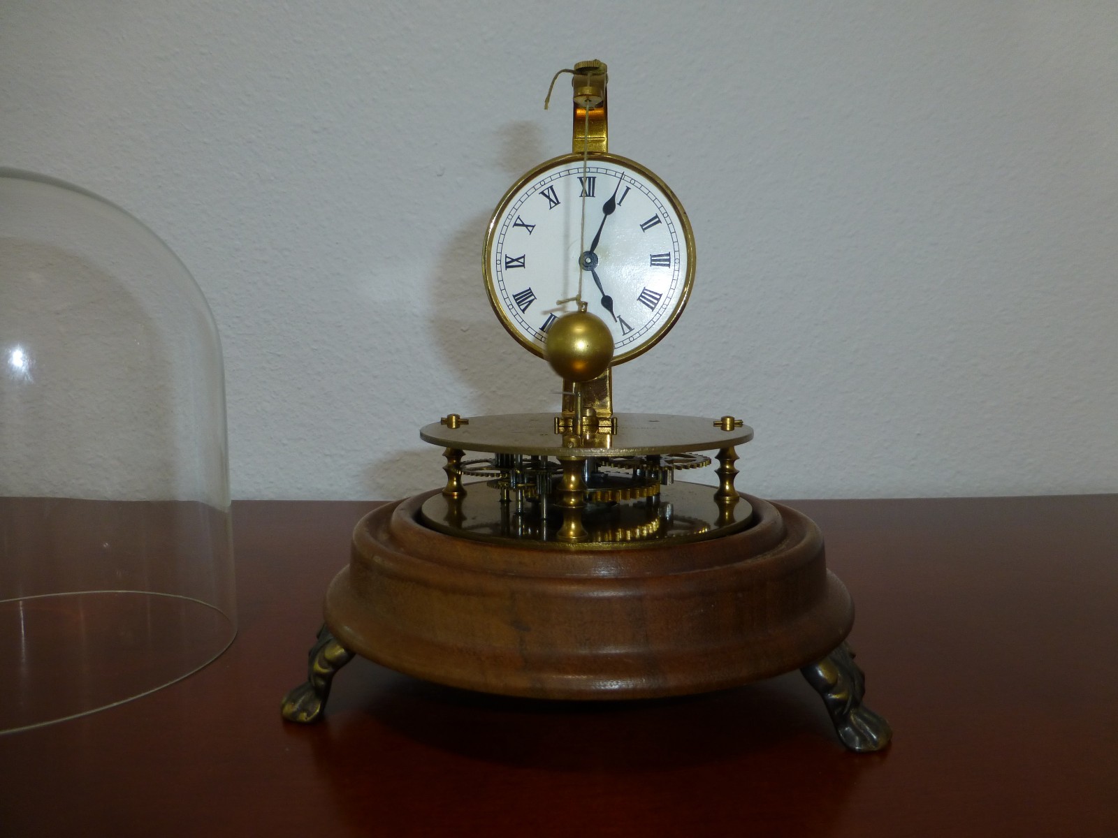 VINTAGE GERMAN BRIGGS Rotary Conical Pendulum Flying Ball Clock (Watch Video)