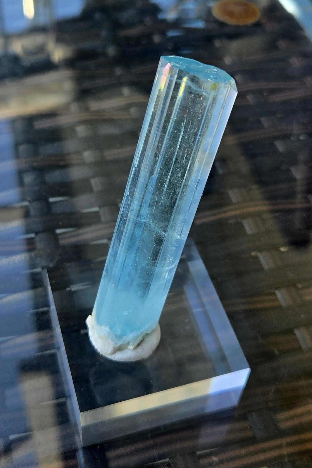 Gem Aquamarine Crystal Pakistan Fine Mineral Specimen 58.14 Gram Collector Pc Gem Aquamarine Crystal Pakistan Fine Mineral Specimen 58.14 Gram Collector Pc