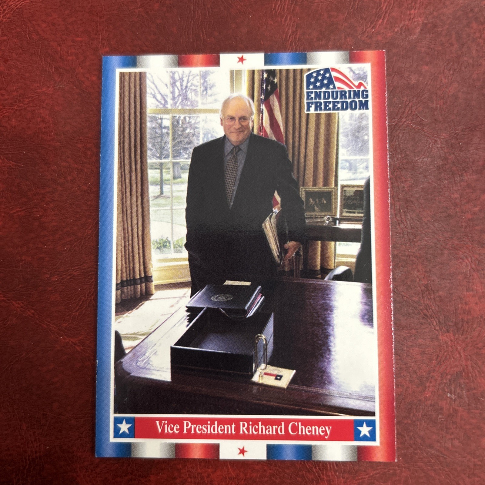 2001 Topps Enduring Freedom Dick Cheney Vice President Richard Cheney #38