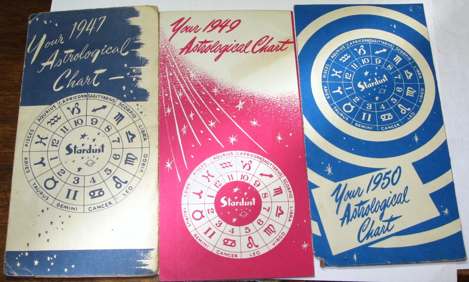 Vintage 1947, 1949-50 Stardust Astrological Chart, Women\'s Lingerie Ad, Brochure Vintage 1947, 1949-50 Stardust Astrological Chart, Women\'s Lingerie Ad, Brochure