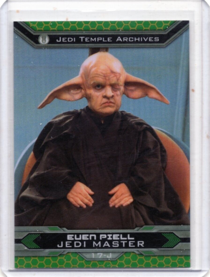 2015 Topps STAR WARS Chrome Perspectives Gold 12/50 Evan Piell 17-J