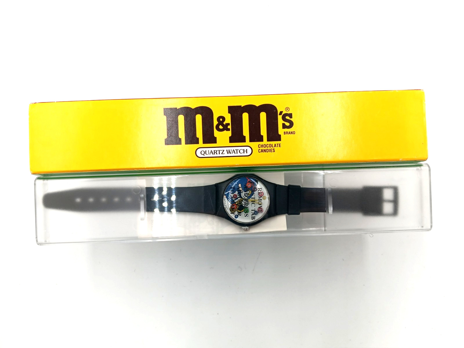 Vintage 1996 M&M’s Blue\'s Cafe Saxophone Quartz Watch NOS Special Edition