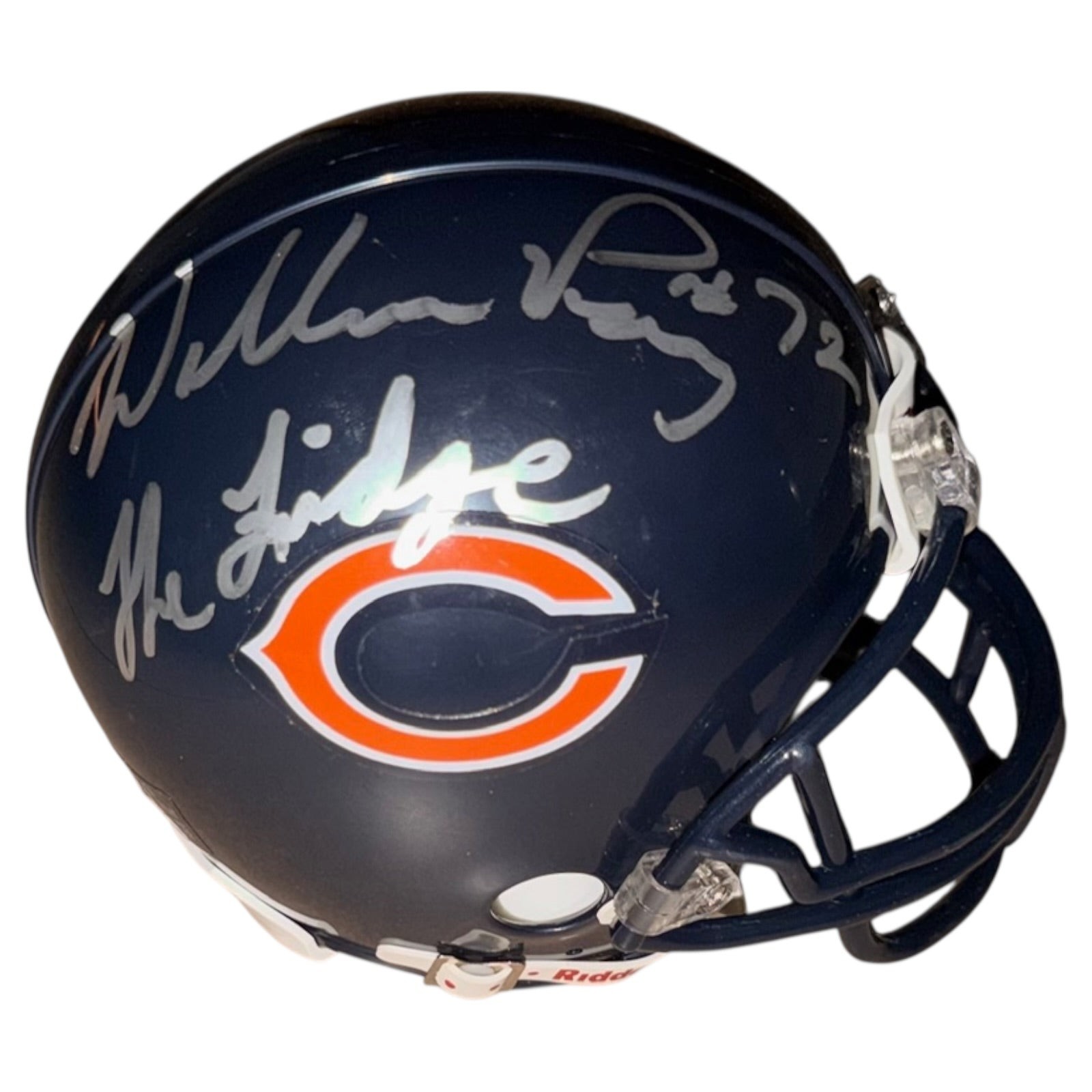 William Perry Autographed Chicago Bears Mini Helmet - JSA