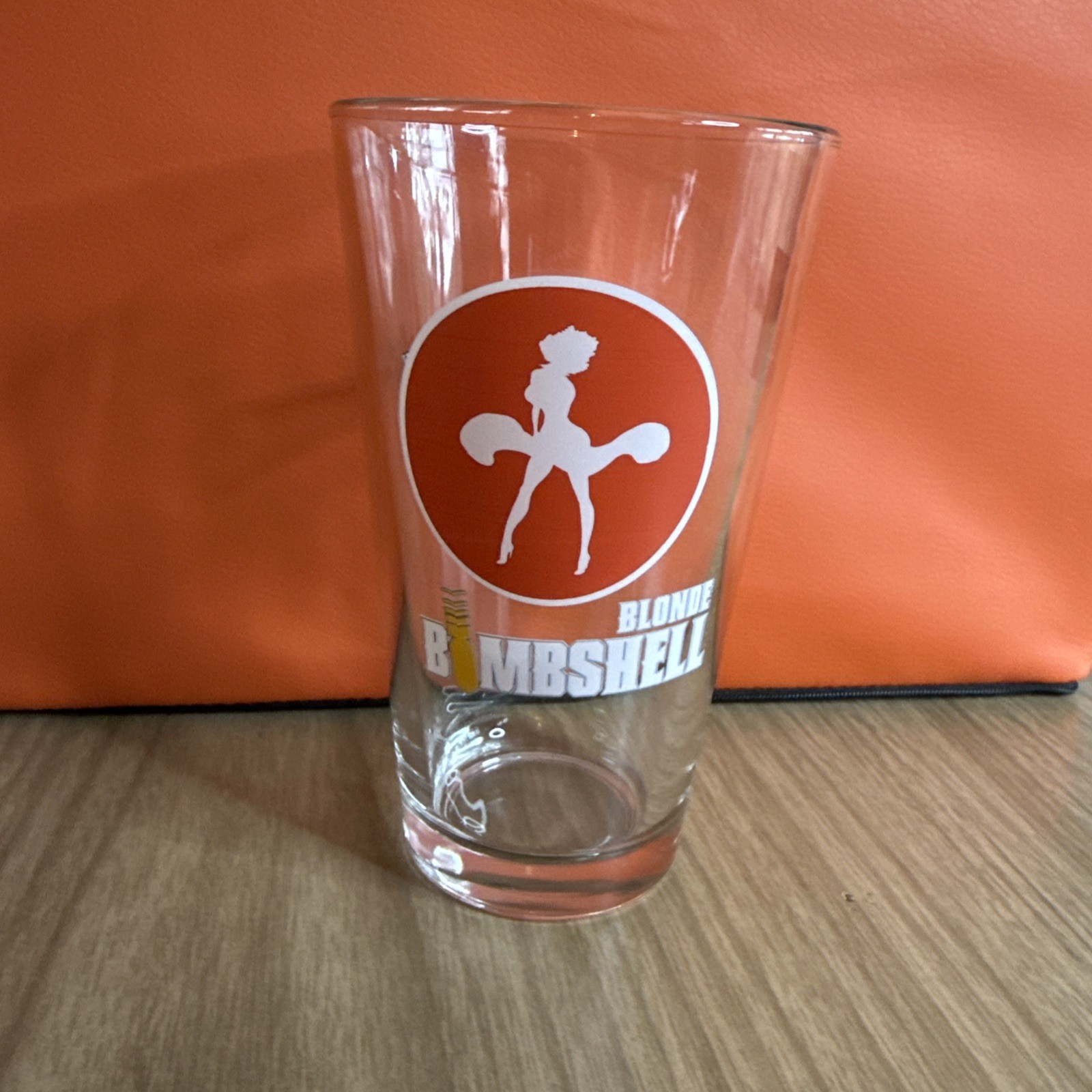 Blonde Bombshell Cascade Lakes Brewing CompanyOregon Brewery Beer Pint Glass Blonde Bombshell Cascade Lakes Brewing CompanyOregon Brewery Beer Pint Glass