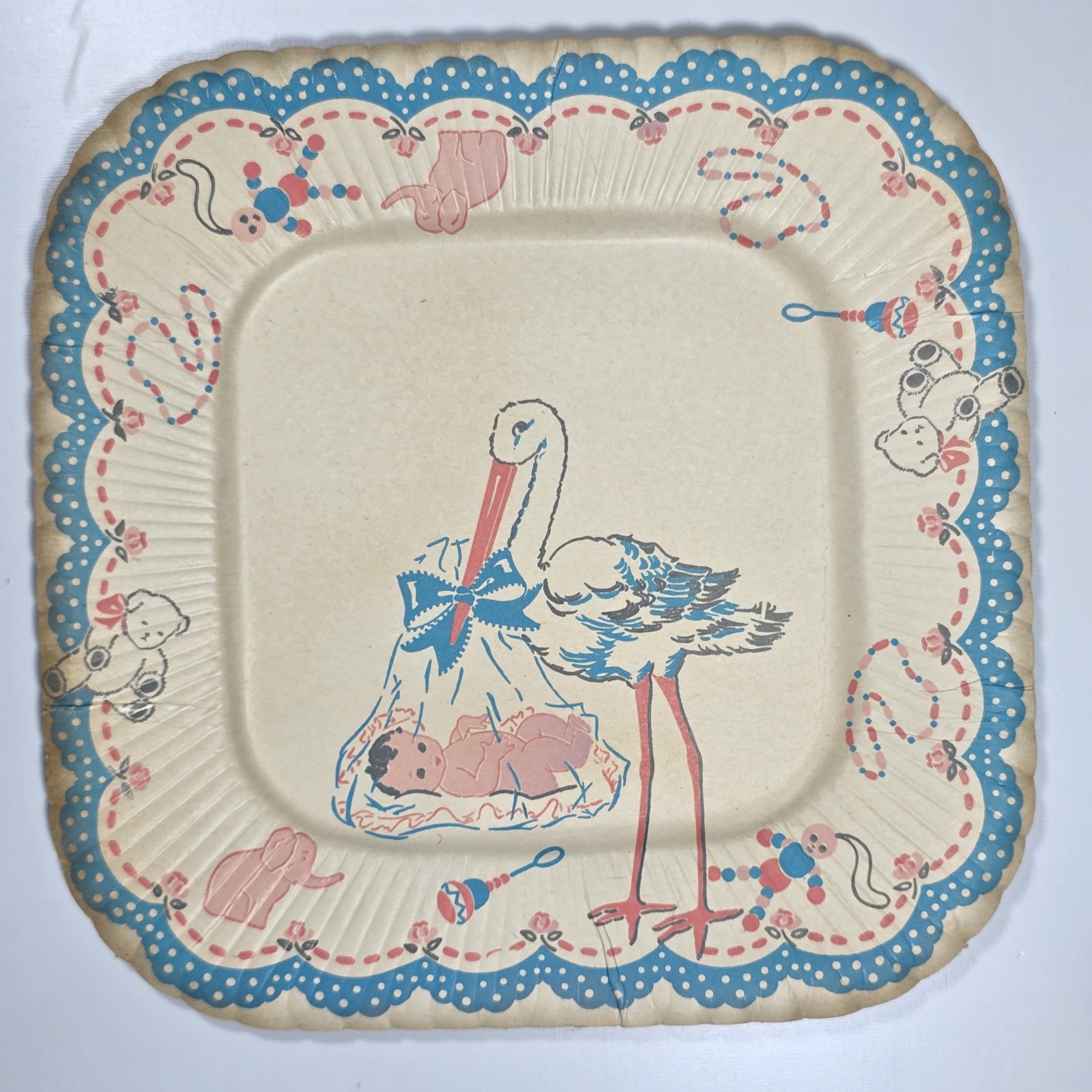  1940's-1950's Vintage Reed's Stork Baby Shower 9