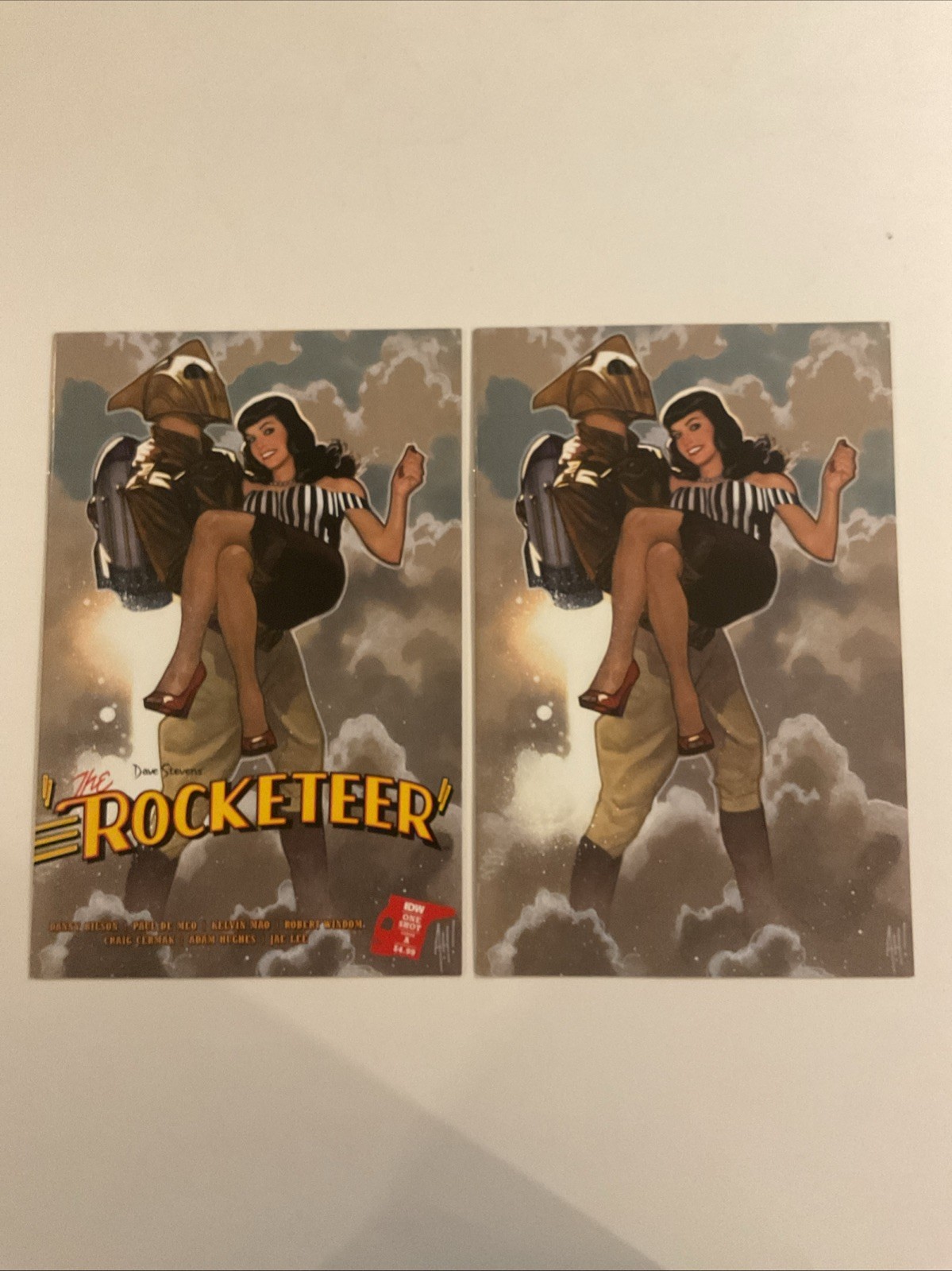 The Rocketeer #1 One-Shot Cover Set 2023 IDW The Rocketeer #1 One-Shot Cover Set 2023 IDW