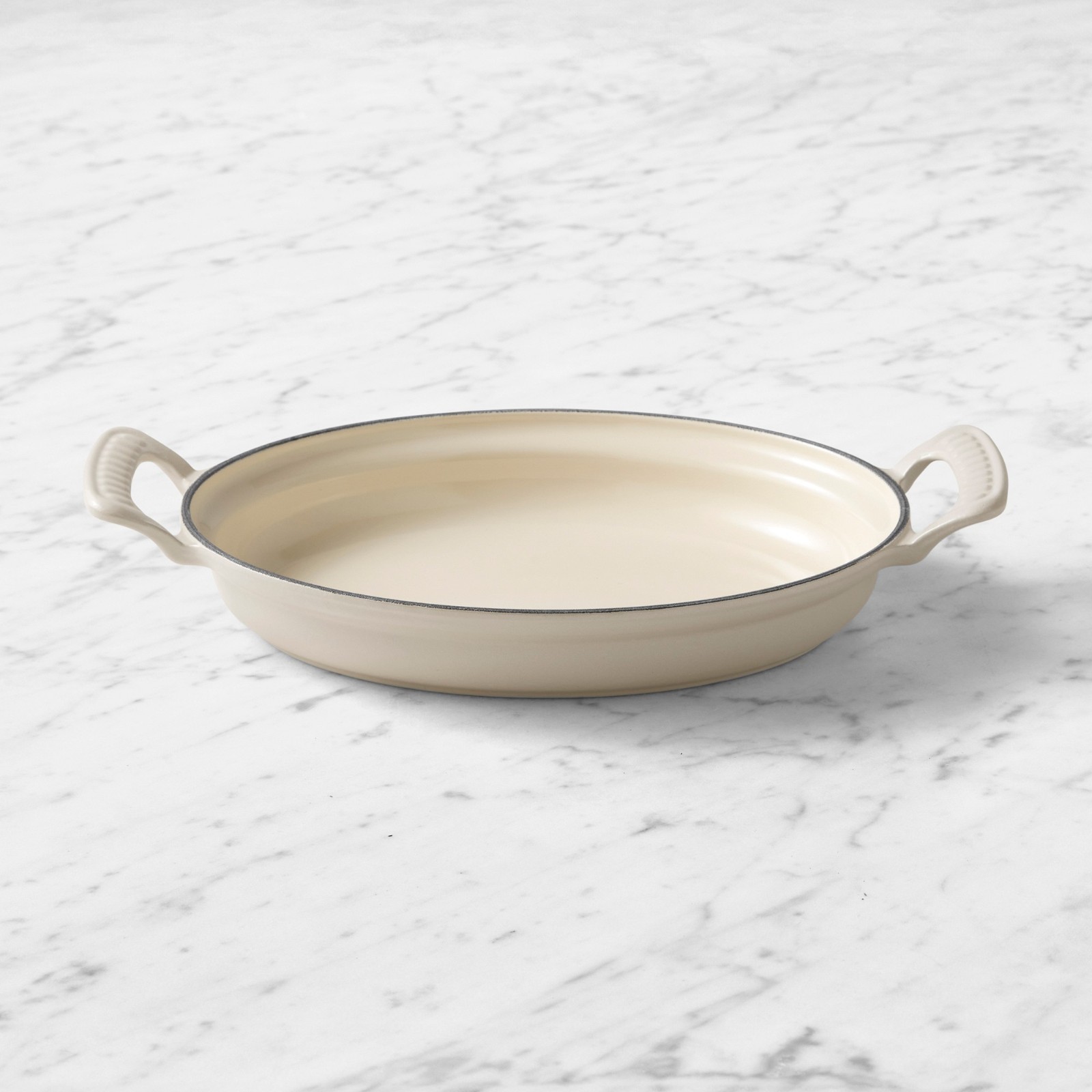 Williams - Le Creuset Modern Heritage Enameled Cast Iron Oval Gratin, 1.75-Qt B Williams - Le Creuset Modern Heritage Enameled Cast Iron Oval Gratin, 1.75-Qt B