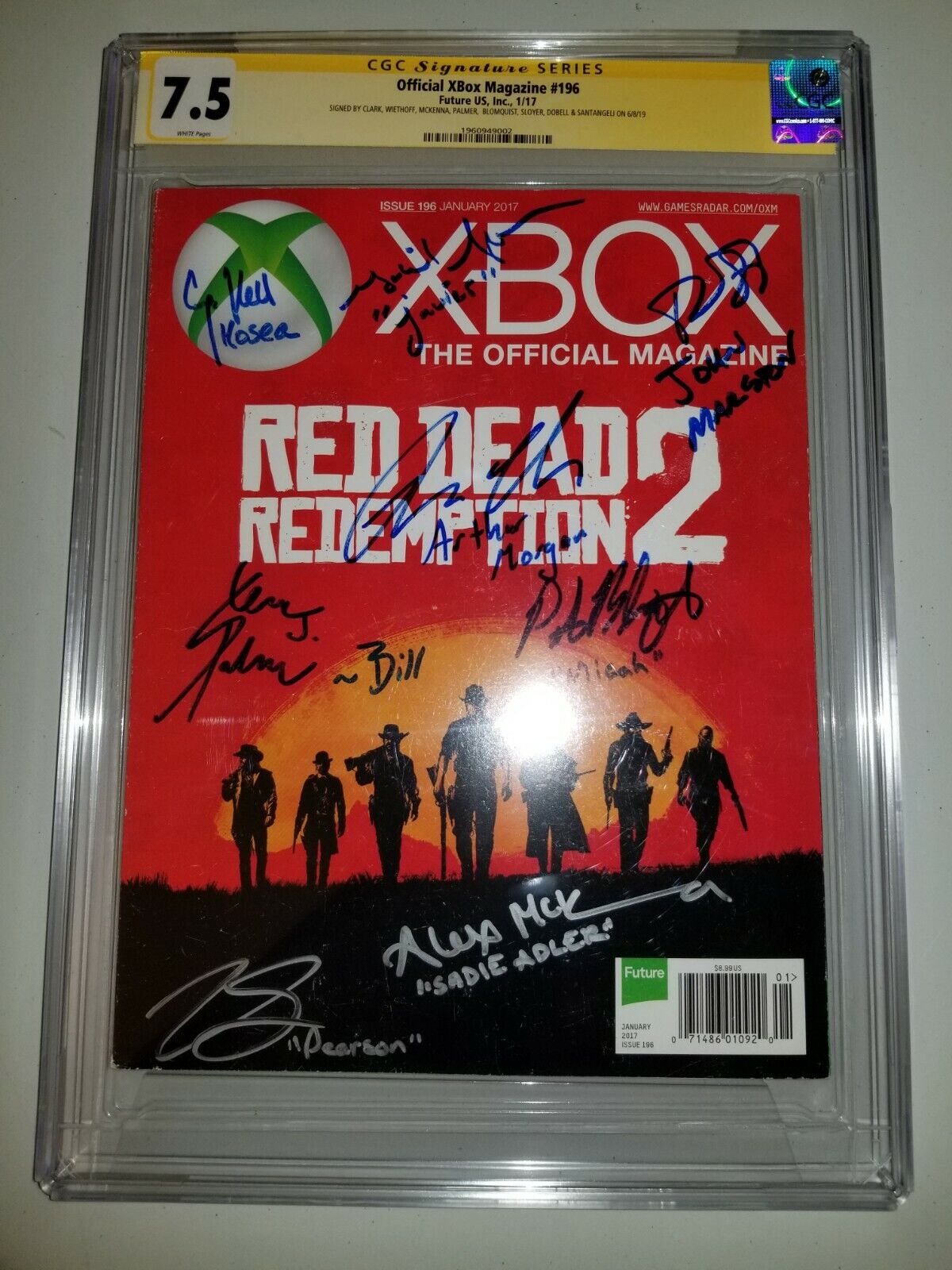 Red Dead Redemption 2 Authentic Signed \