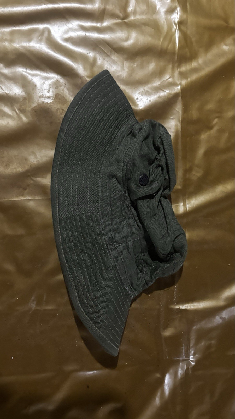 Vtg 1960 NOS British Army Green Cotton Boonie Hat 6 1/2 60s Daisy Mae Vtg 1960 NOS British Army Green Cotton Boonie Hat 6 1/2 60s Daisy Mae