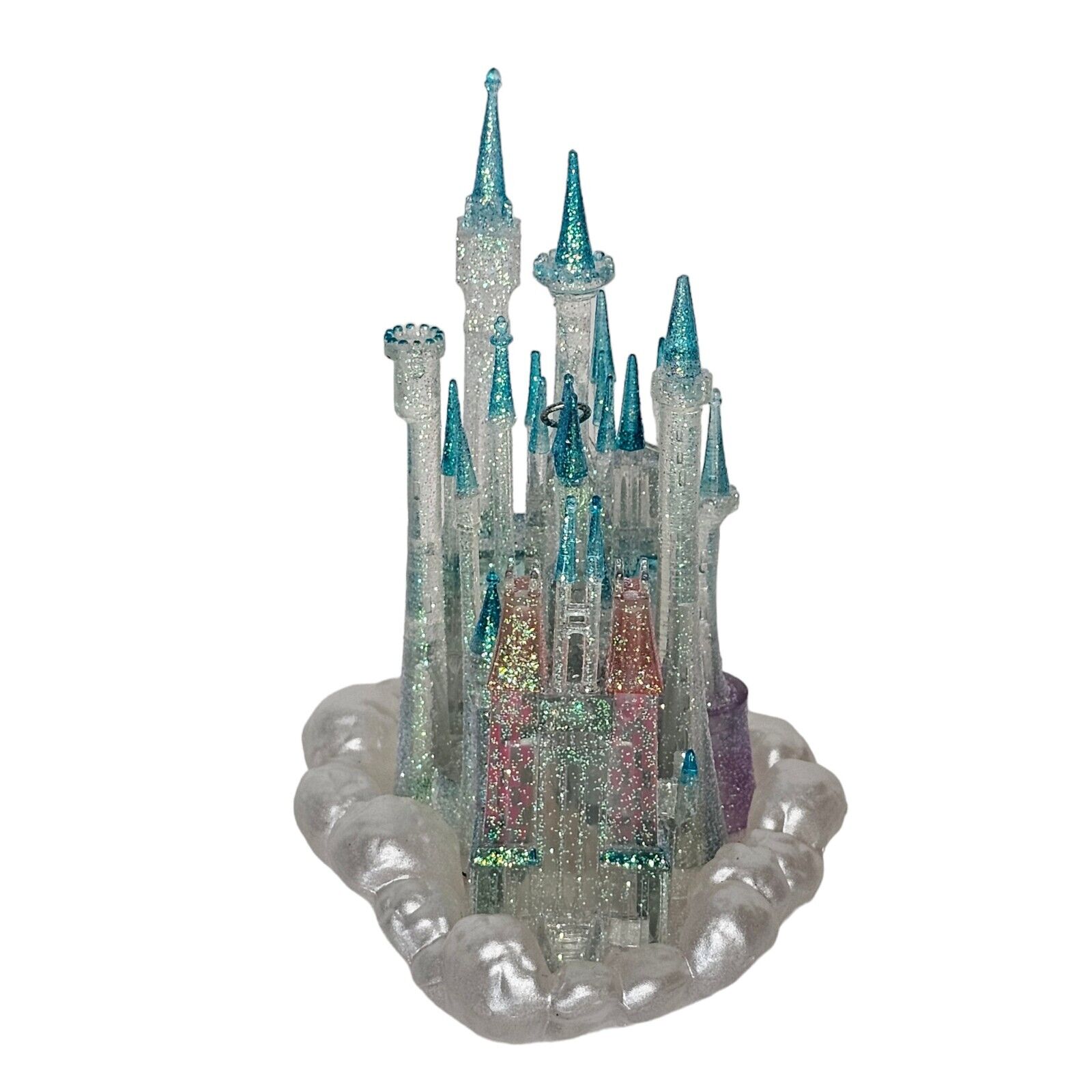 Hallmark Christmas Ornament 2001 Disney Cinderella Castle Mini Light Clip