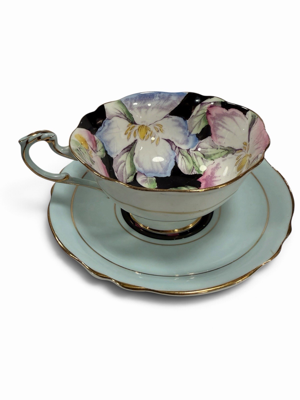 RARE Vintage Paragon Double Warrant Tea Cup & Saucer RARE Vintage Paragon Double Warrant Tea Cup & Saucer
