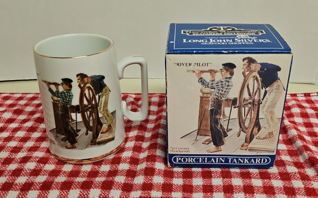 1985 VTG NORMAN ROCKWELL\'S LONG JOHN SILVERS \ 1985 VTG NORMAN ROCKWELL\'S LONG JOHN SILVERS \