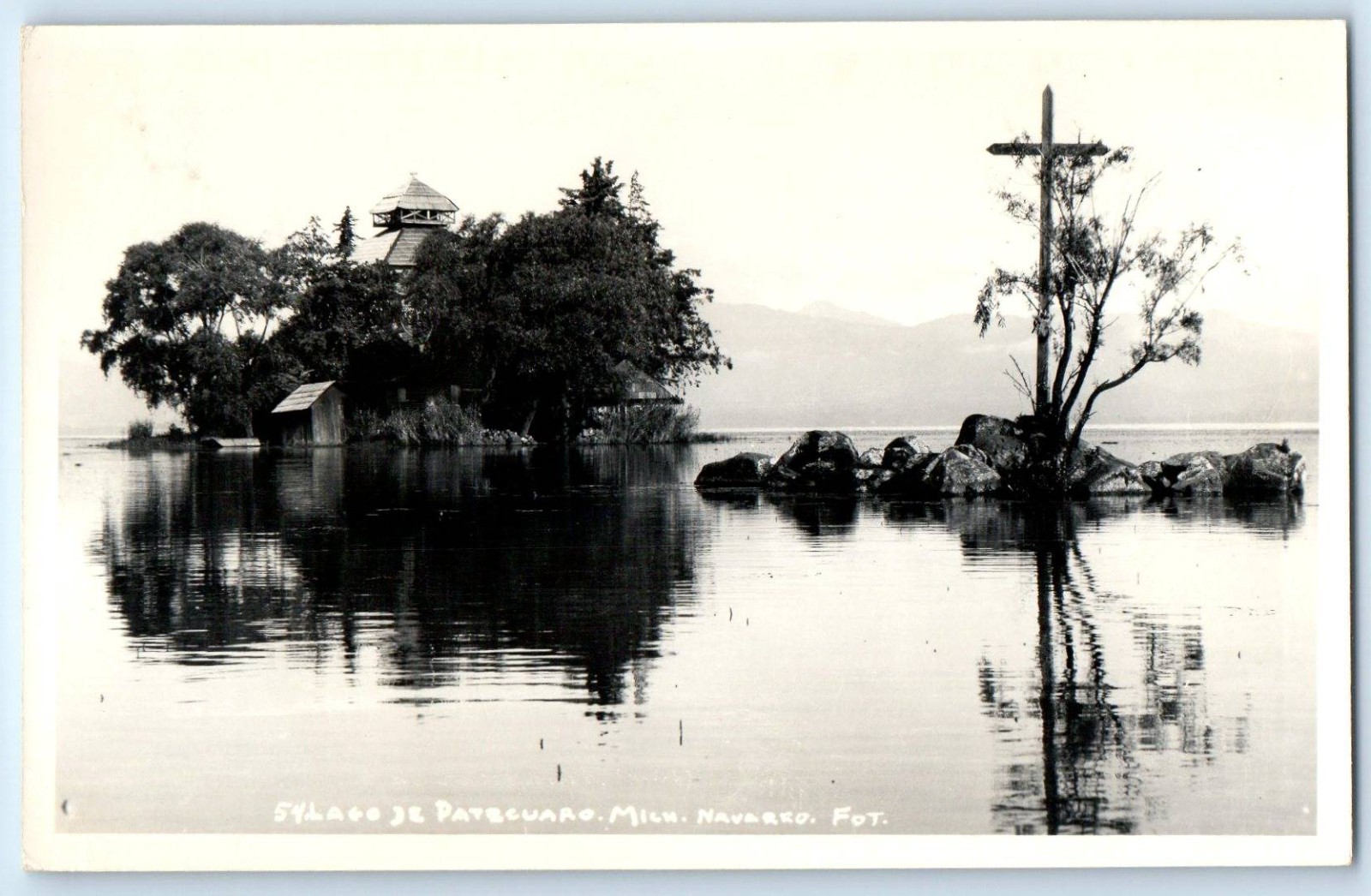 Patzcuaro Michoacan Mexico Postcard Lake Patzcuaro c1930's RPPC Photo Patzcuaro Michoacan Mexico Postcard Lake Patzcuaro c1930's RPPC Photo