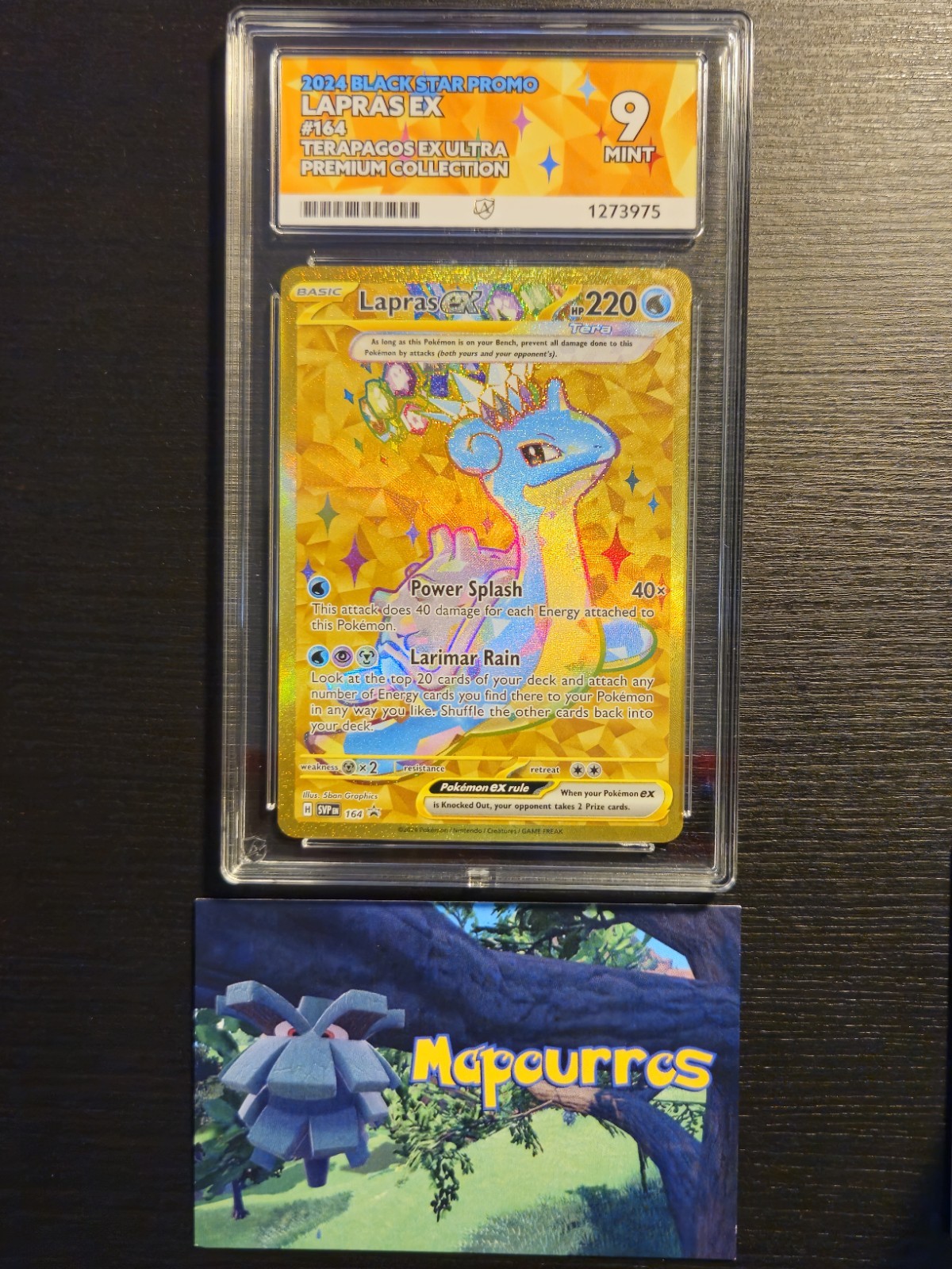 ⭐Ace 9 Lapras ex SVP 164⭐ Black Star Promo Holo EN 2024 ⭐Ace 9 Lapras ex SVP 164⭐ Black Star Promo Holo EN 2024