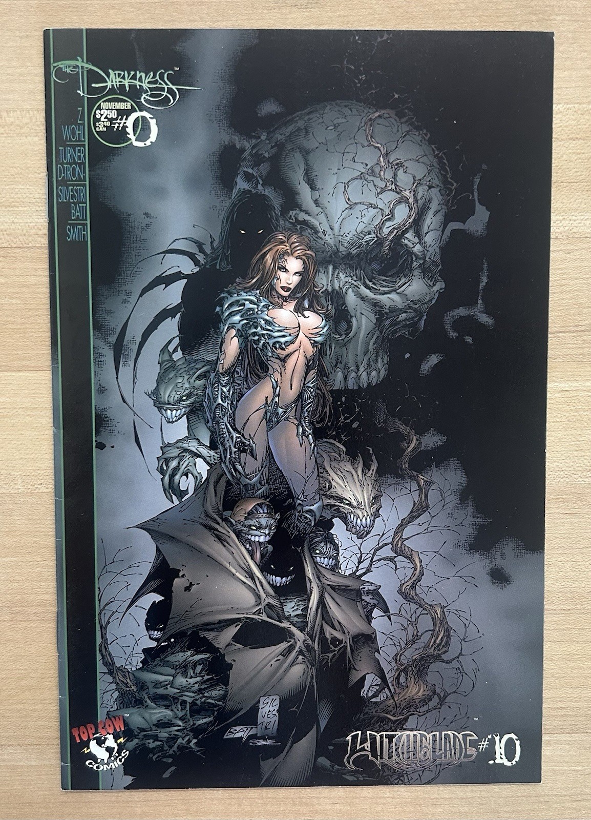 Darkeness #0 / Witchblade #10 Variant 1st Appearance The Darkness Top Cow 1996 Darkeness #0 / Witchblade #10 Variant 1st Appearance The Darkness Top Cow 1996