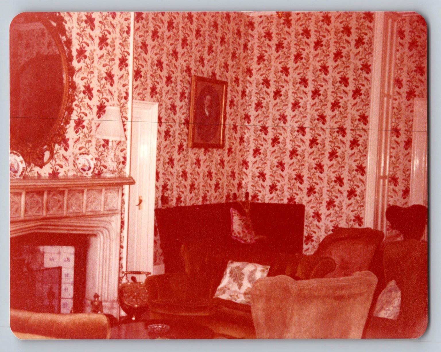 Vintage Interior Scene 1960s Snapshot Photograph Home Decor Living Room Vintage Interior Scene 1960s Snapshot Photograph Home Decor Living Room