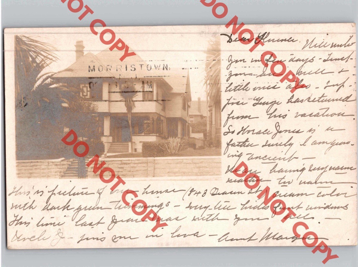 c1906 Private Residence Home House 843 Brown St LOS ANGELES California CA RPPC c1906 Private Residence Home House 843 Brown St LOS ANGELES California CA RPPC