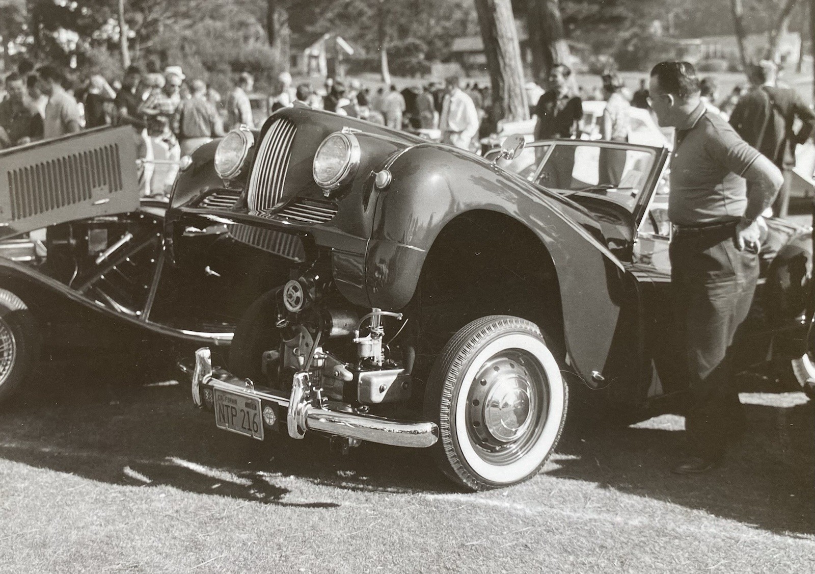 Jowett Jupiter Sports Car Pebble Beach 1950s Luxury Car Show Vintage Photo Jowett Jupiter Sports Car Pebble Beach 1950s Luxury Car Show Vintage Photo