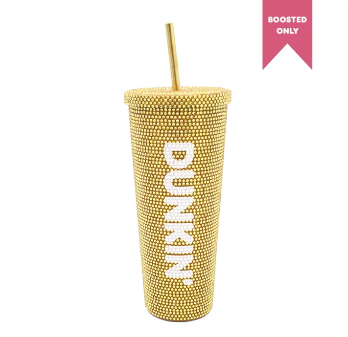 Dunkin' Pop Up Shop Exclusive Sparkly Gold Tumbler LIMITED EDITION (PRE SALE) Dunkin' Pop Up Shop Exclusive Sparkly Gold Tumbler LIMITED EDITION (PRE SALE)