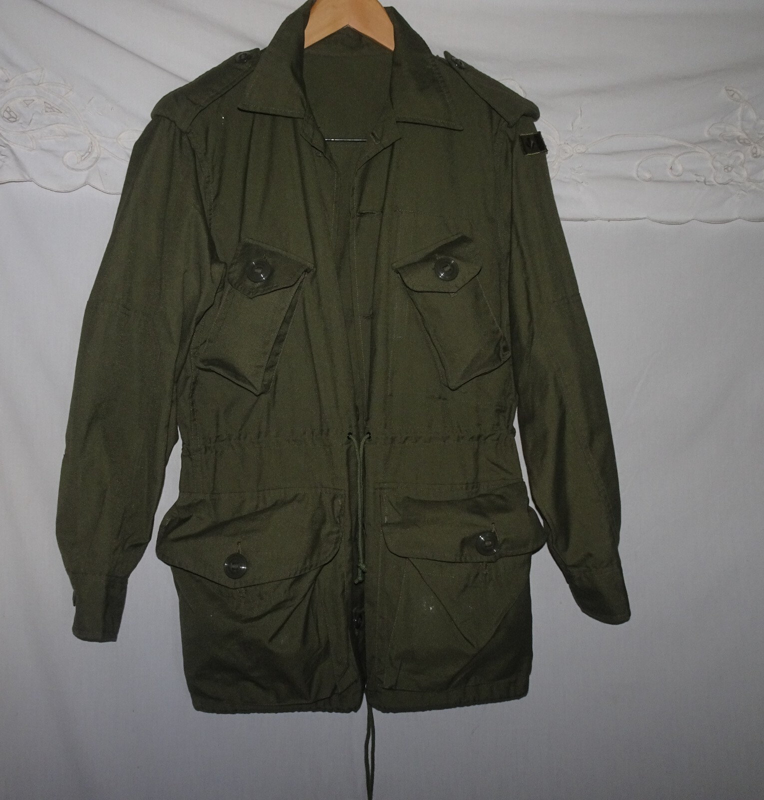 Vtg 1996 Canadian Army MK II Lightweight Combat Coat Field Jacket Medium 7038