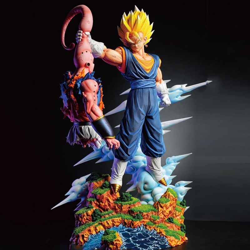 NEW Anime Dragon Ball Z Goku Figure Super Saiyan Goku Vs Majin Buu PVC STATUE NEW Anime Dragon Ball Z Goku Figure Super Saiyan Goku Vs Majin Buu PVC STATUE
