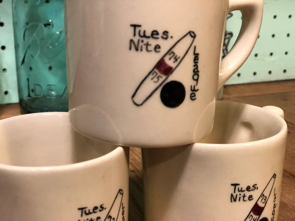 3 Vintage 1970s Nantucket Old Spouter Handpainted Mugs 3 Vintage 1970s Nantucket Old Spouter Handpainted Mugs