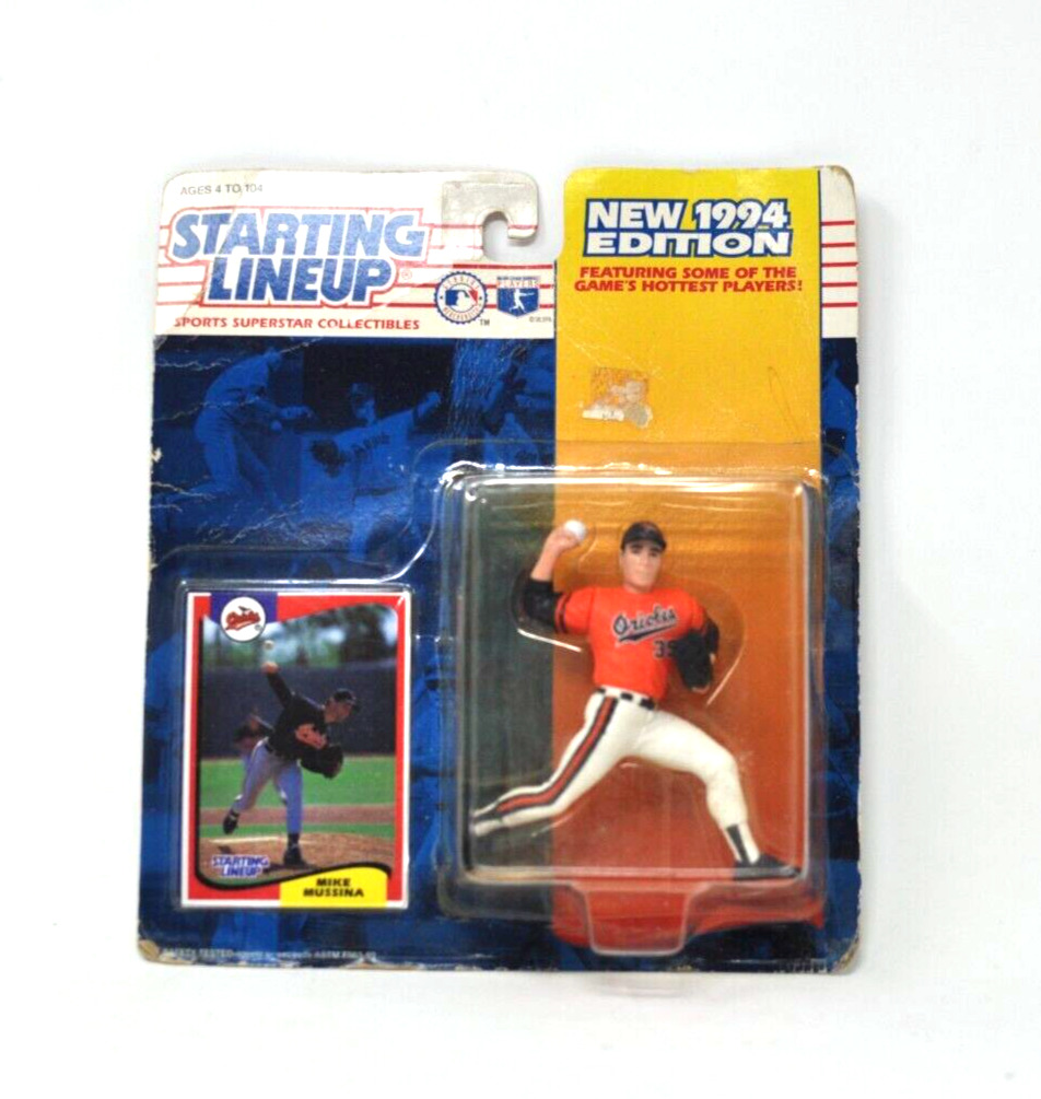 Mike Mussina Baltimore Orioles 1994 Kenner Starting Lineup Action Figure As Pict