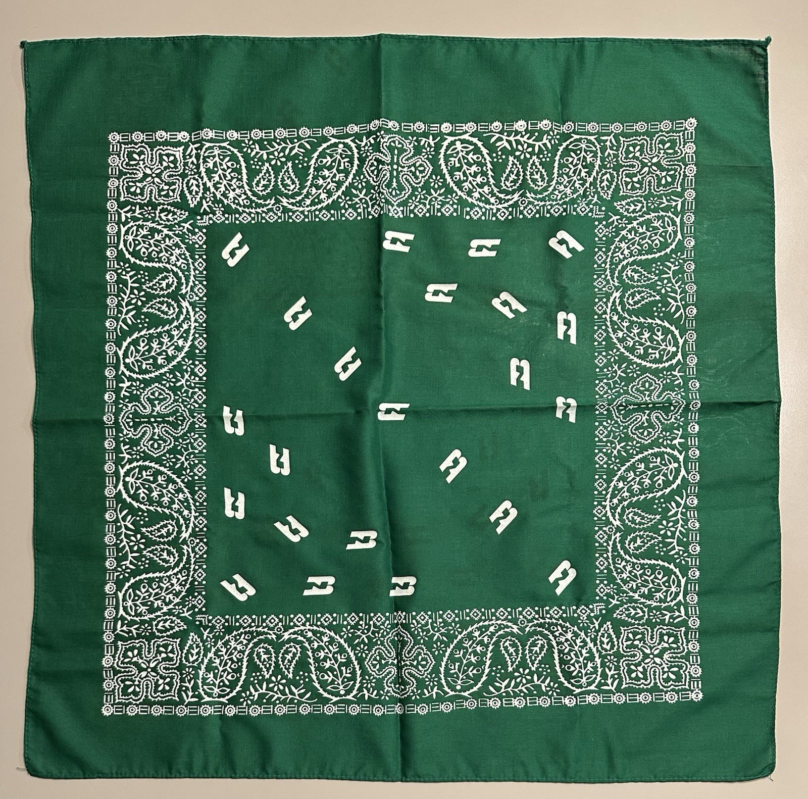 Vintage Burlington Northern Railway Hanky - Bandana - Handkerchief - BN Railroad Vintage Burlington Northern Railway Hanky - Bandana - Handkerchief - BN Railroad