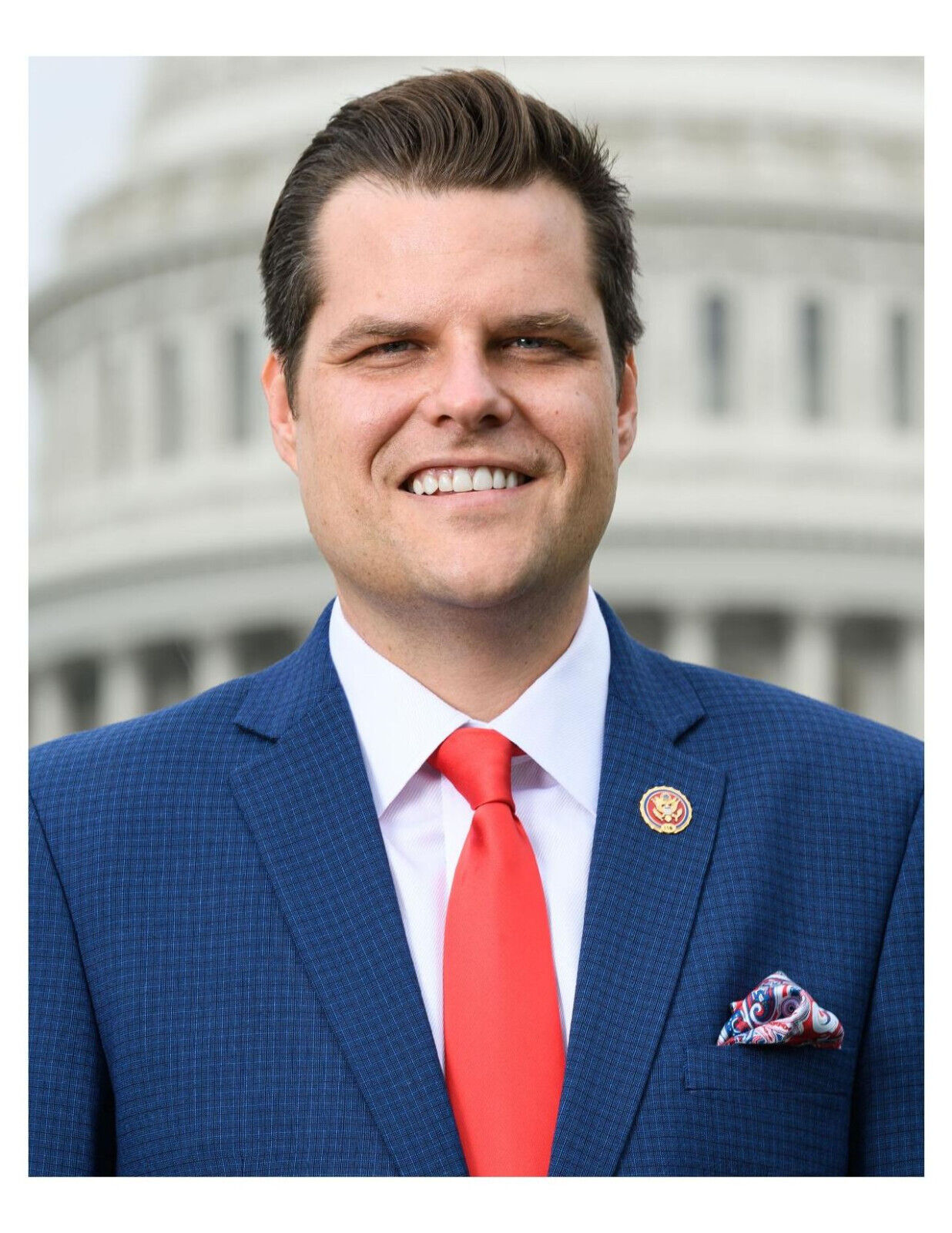 2019 Republican Matt Gaetz 8x10 Portrait Photo On 8.5\