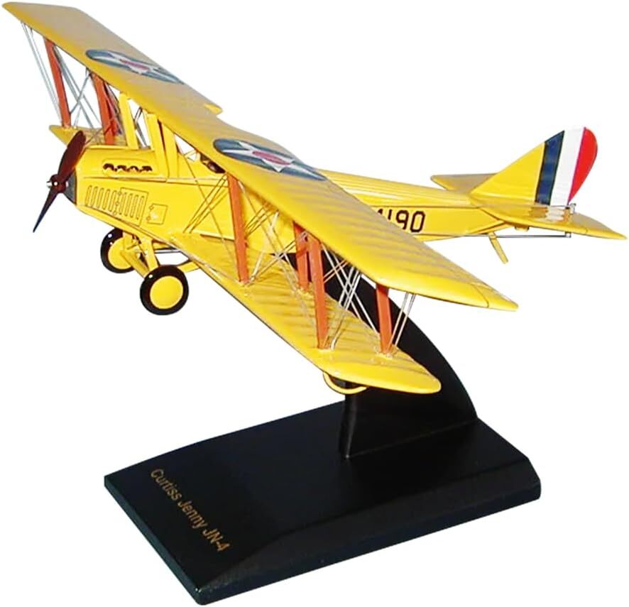 US Army Curtiss JN-4 Jenny Trainer Desk Display WWI Plane Model 1/32 SC Airplane US Army Curtiss JN-4 Jenny Trainer Desk Display WWI Plane Model 1/32 SC Airplane