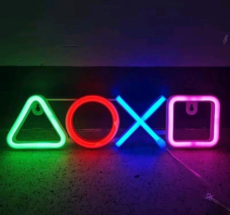 Sony PlayStation Video Game LED Neon Sign USB Powered Light NEW Sony PlayStation Video Game LED Neon Sign USB Powered Light NEW