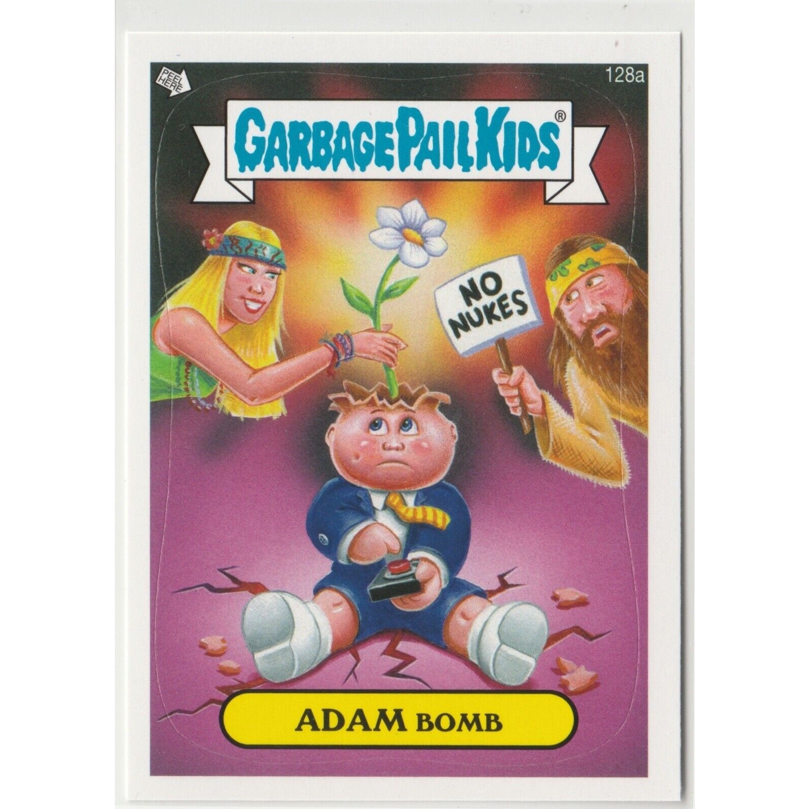 Adam Bomb #128a Garbage Pail Kids GPK 2013 Brand-New Series 2