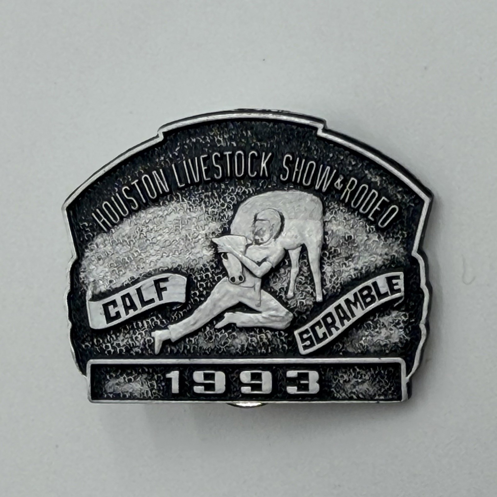 1993 Houston Livestock Show & Rodeo Pin Calf Scramble VTG 1993 Houston Livestock Show & Rodeo Pin Calf Scramble VTG