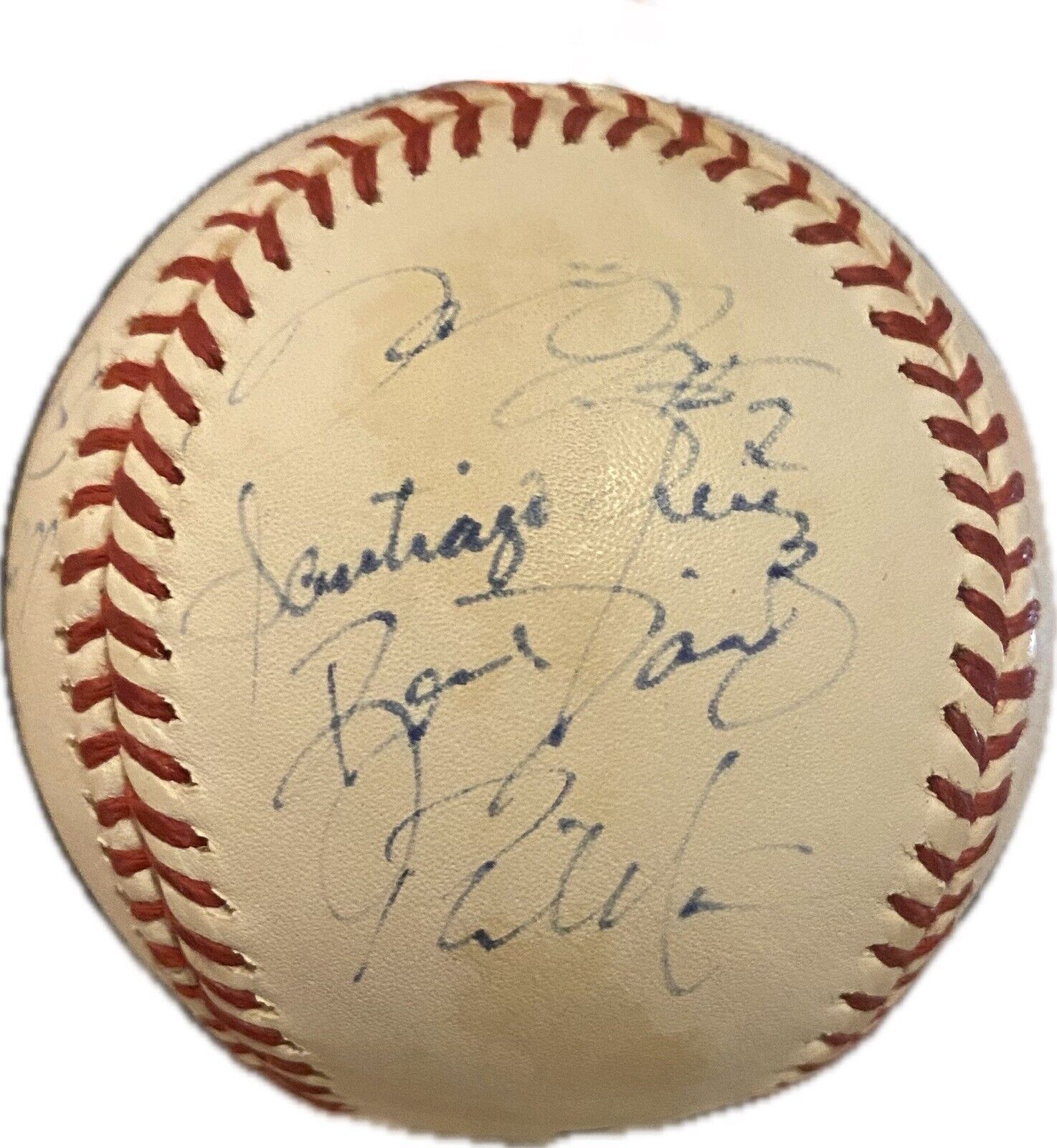 2001 San Diego Padres Autographed Baseball (Ryan Klesko, Phil Nevin, & 10 more)