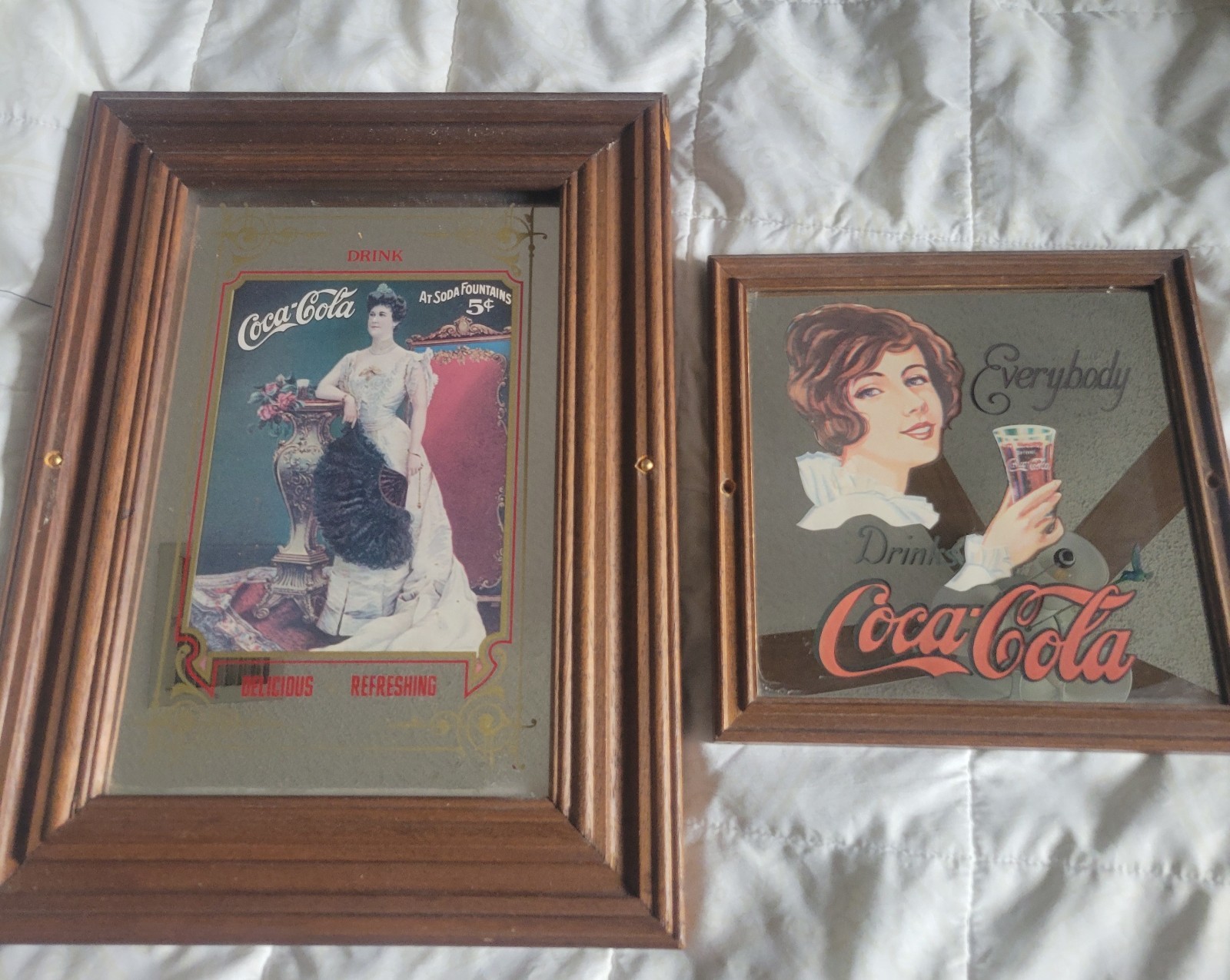 Vintage Coca-Cola Mirrors Vintage Coca-Cola Mirrors