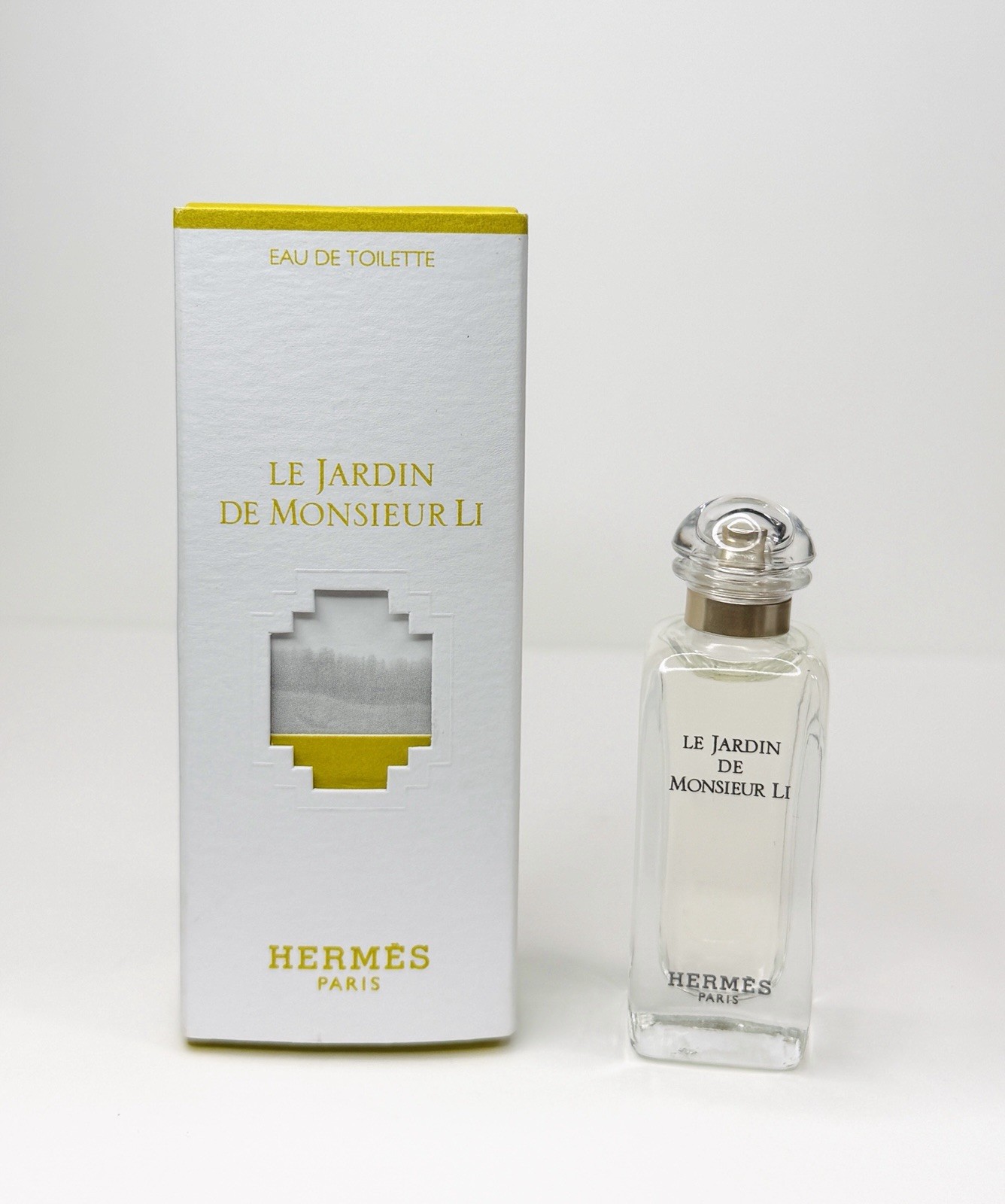 HERMES LE JARDIN DE MONSIEUR LI eau de toilette 7.5 ml 0.25oz. Mini Splash NIB