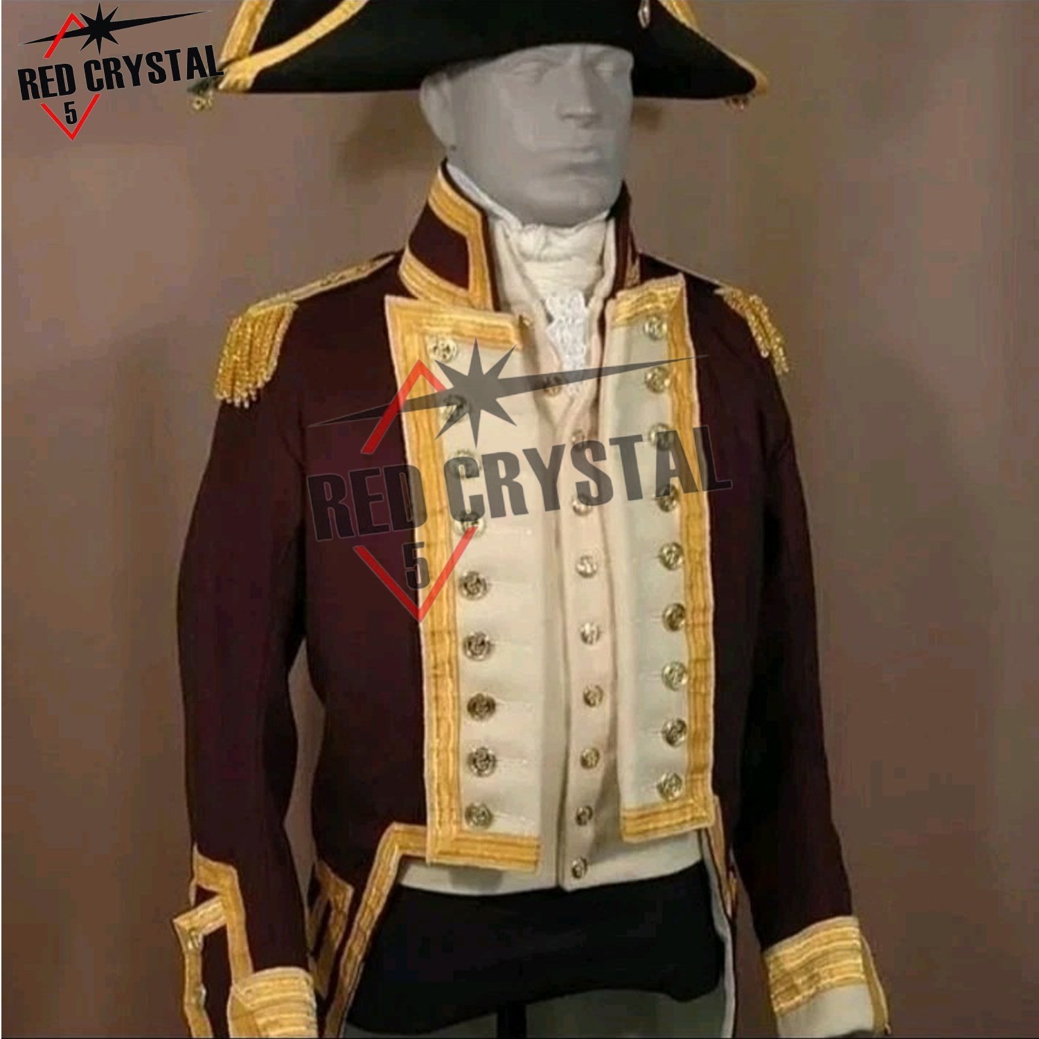 British Royal Navy Captain’s Dress Jacket – 18th Century Napoleonic Uniform