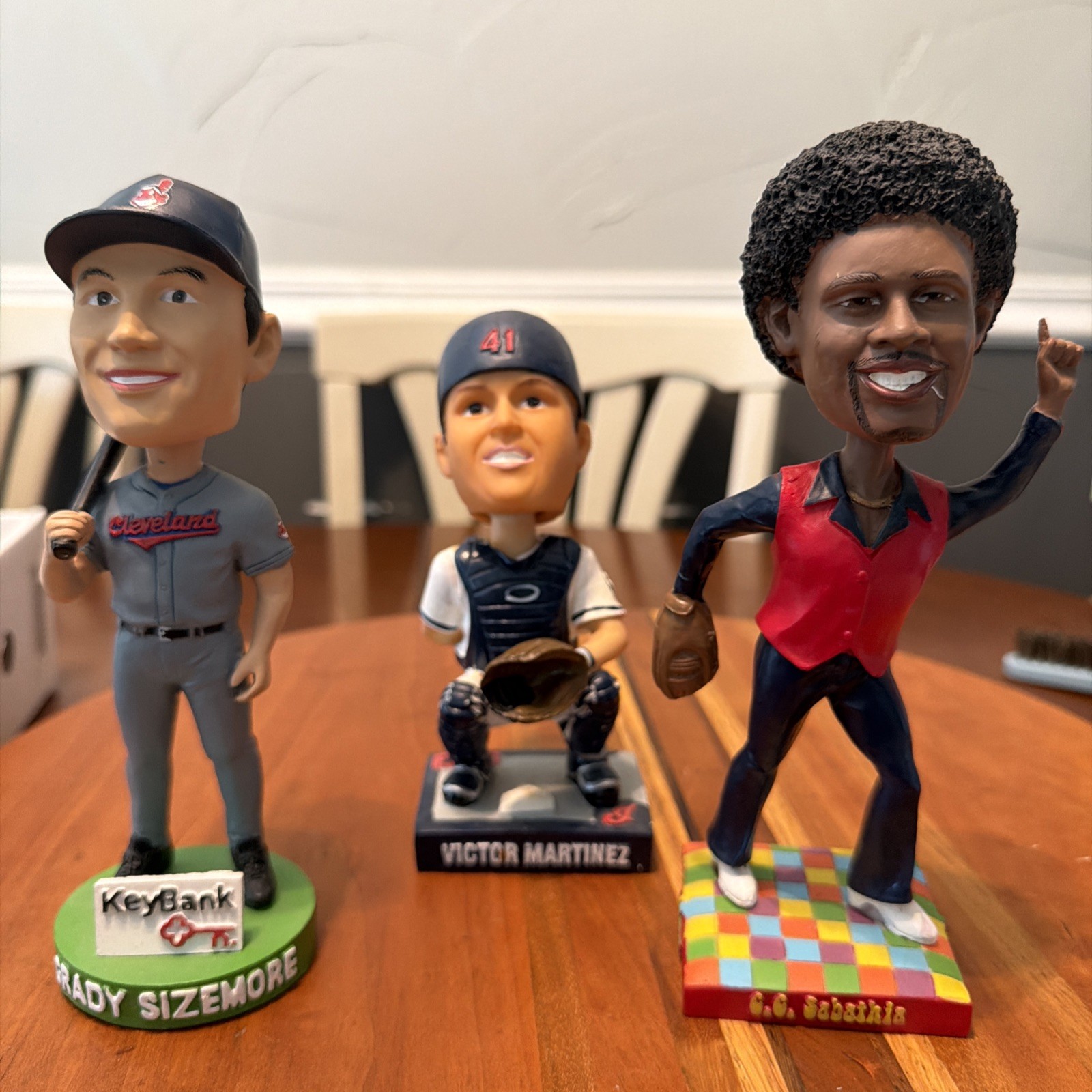 Cleveland Indians Bobblehead Lot Grady Sizemore CC Sabathia Victor Martinez SGA Cleveland Indians Bobblehead Lot Grady Sizemore CC Sabathia Victor Martinez SGA