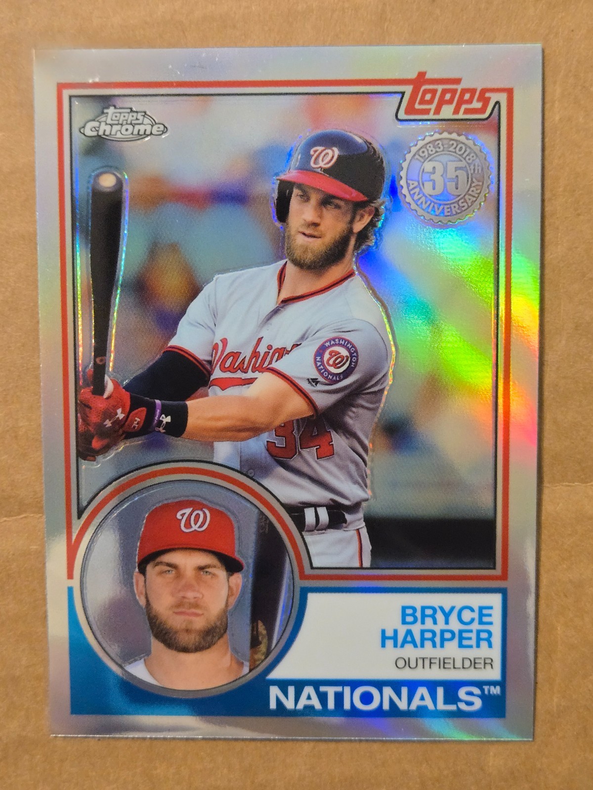 2018 Topps Chrome #83T-25 Bryce Harper 1983 Topps Refractors