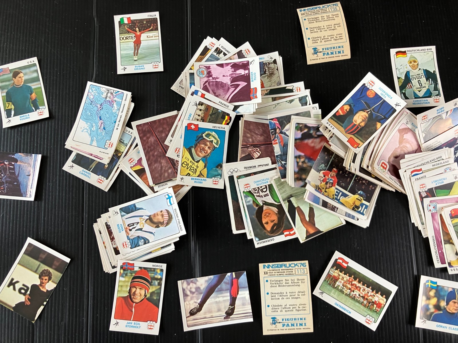 Panini Innsbruck \'76 Olympics 195x Stickers Single, Not Glued Panini Innsbruck \'76 Olympics 195x Stickers Single, Not Glued