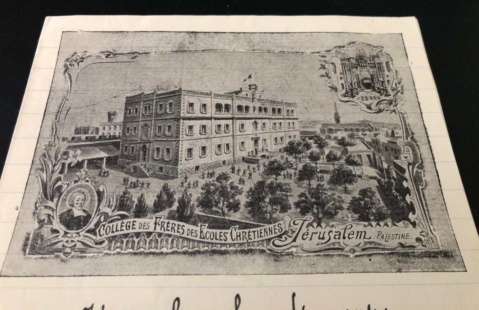PALESTINE JERUSALEM COLLEGE FRERES LA SALLE CHRISTIAN SCHOOL MAVROMIHALIS 1941 PALESTINE JERUSALEM COLLEGE FRERES LA SALLE CHRISTIAN SCHOOL MAVROMIHALIS 1941
