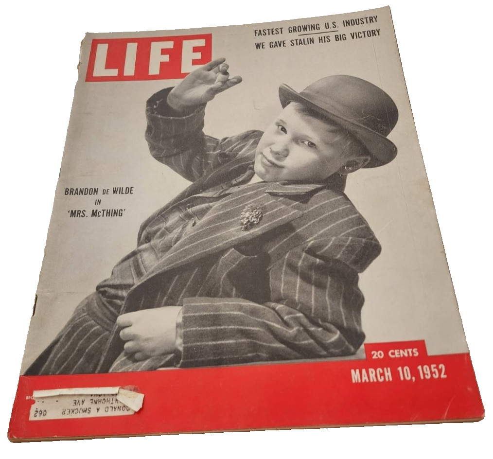 March 10, 1952 LIFE Magazine-Complete 50s Advertising ads add ad  3