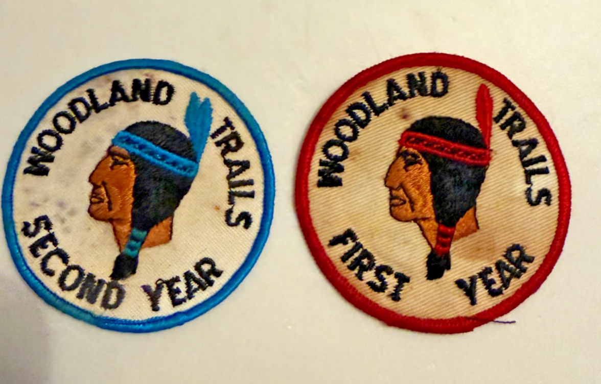Vintage Woodland Trails First and Second Year Scout Patches Lot of 2 Vintage Woodland Trails First and Second Year Scout Patches Lot of 2