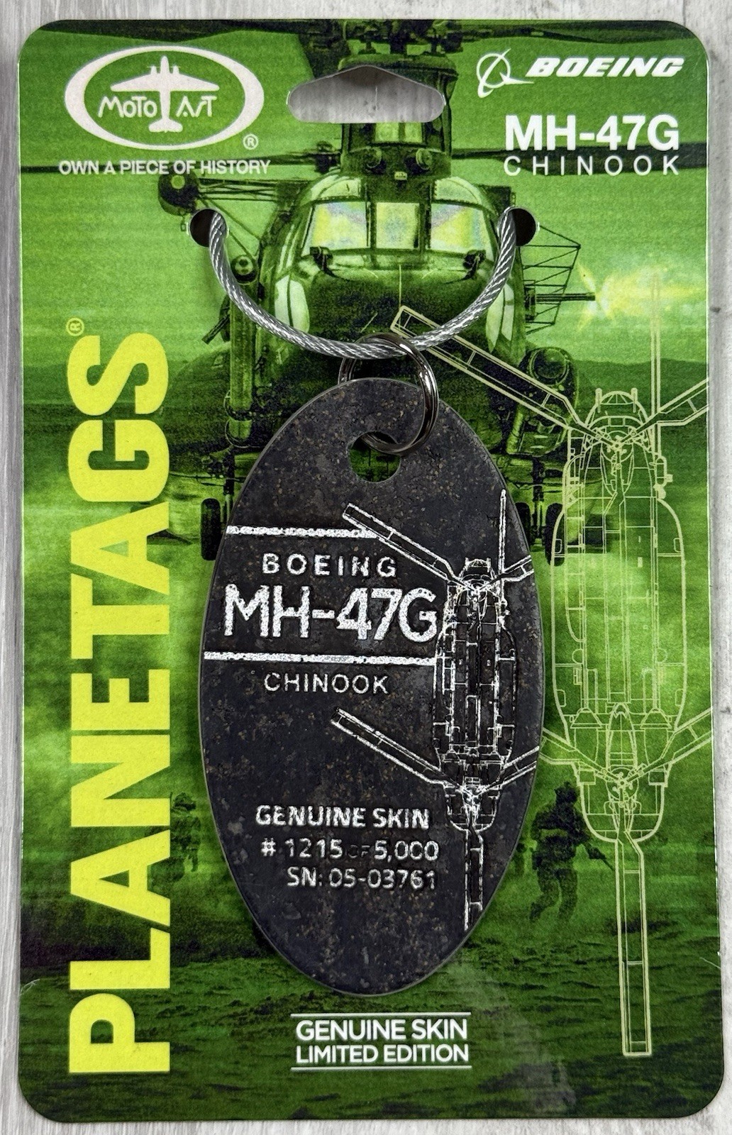 PlaneTags MotoArt MH-47G 160th SOAR Chinook Genuine Skin Cargo Floor PlaneTags MotoArt MH-47G 160th SOAR Chinook Genuine Skin Cargo Floor